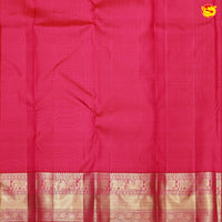 Red Rose with Gold Zari Border Wedding Silk Saree