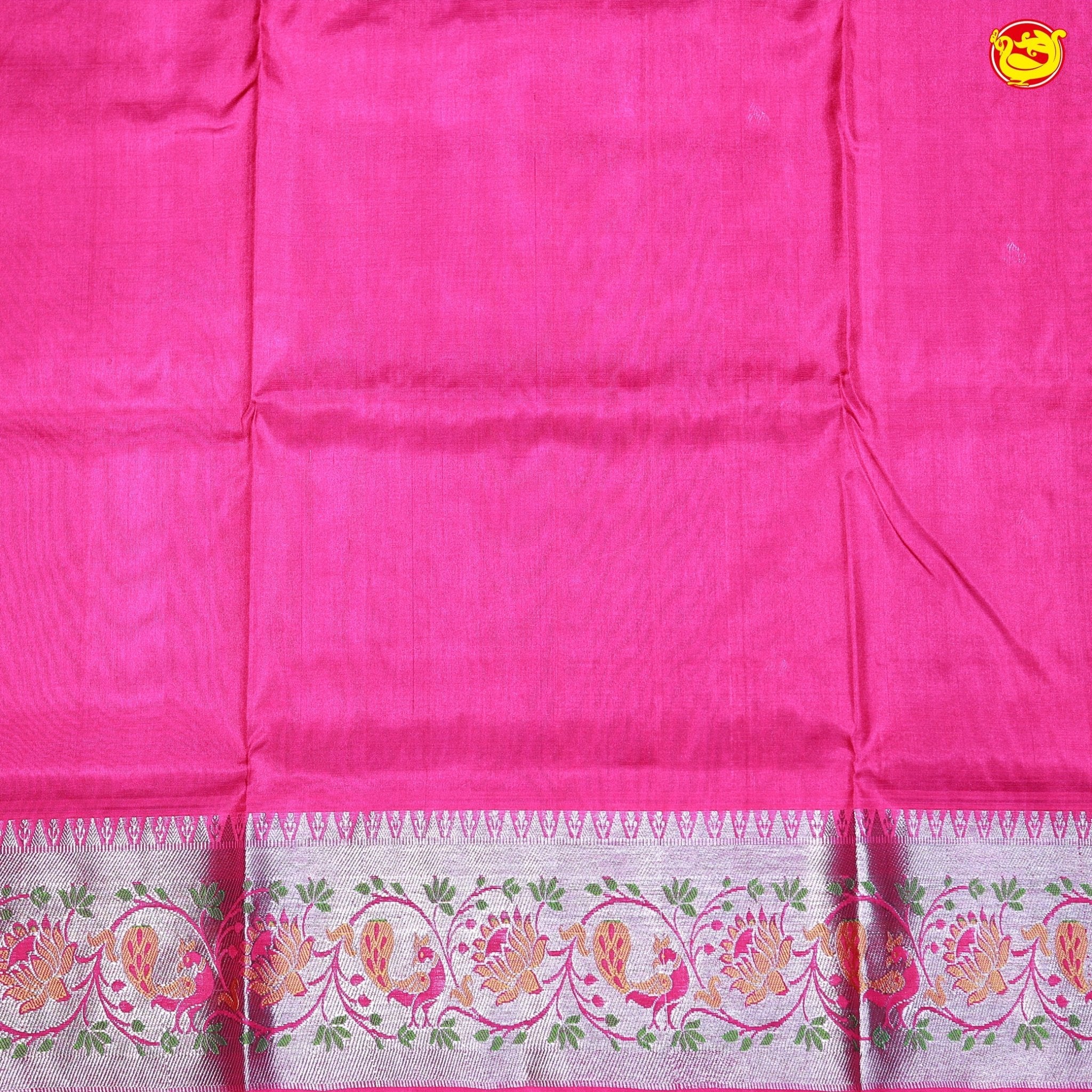 Vadamalli with Rani Pink Traditional Buttas Venkatagiri Silk Saree - Thenianantham