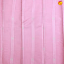 Grey with Pink Flamingo motifs Kubera Pattu Saree - Thenianantham