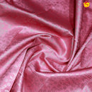 Pink Floral Motifs Kubera Pattu Saree - Thenianantham