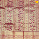 Dark Maroon with Dark Pink Gold Zari Long Border Wedding Silk Saree