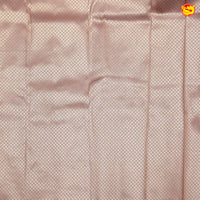 Gold with Lilac Border Tissue Silk Saree