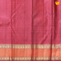 Bottle Green with Maroon Peacock Motifs Soft Silk Saree - Thenianantham