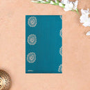 Teal Blue With Sandal Zari  Silk Cotton Saree