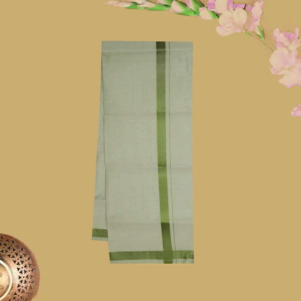 Mehandi Green Tissue with Men’s Dhoti