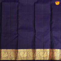 Royal Blue with Navy Blue Traditional Buttas Soft Silk Saree - Thenianantham