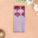 Maroon with Pink Floral Motifs Kubera Pattu Saree - Thenianantham