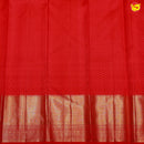 Red Circle Floral Tissue Wedding Silk Saree - Thenianantham