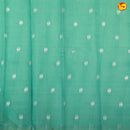 Olive Green Floral Leaf's Motifs Kubera Pattu Saree - Thenianantham