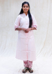 Aadhira- Light Pink  Ladies Branded Co-ord-set Readymade