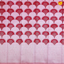 Maroon with Pink Floral Motifs Kubera Pattu Saree - Thenianantham