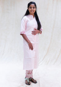 Aadhira- Light Pink  Ladies Branded Co-ord-set Readymade