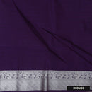 Silver With Purple Soft Silk Saree