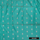 Yellow  with Green  Soft Silk Saree