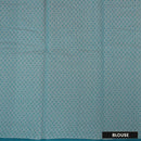 Teal Blue With Sandal Zari  Silk Cotton Saree