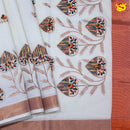 Southloom Exclusive Onam Kerala Traditional Fancy Border Floral Cotton Saree (Matching Plain Blouse Included) - Thenianantham