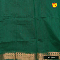 Magenta With Green Kalyani Cotton Saree