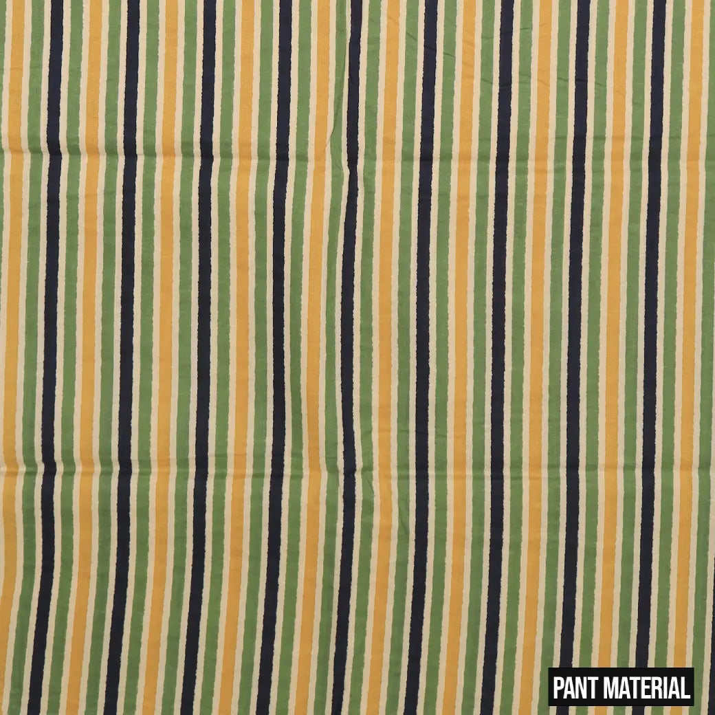 Mustard Yellow Ladies Cotton Chudithar Set Material