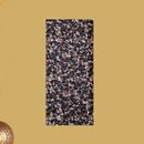 black with Brown And White flower design Cotton Printed Lungi