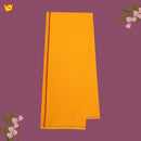 Orange With Red Border Men’s Kaavi Temple Wear Dhotis