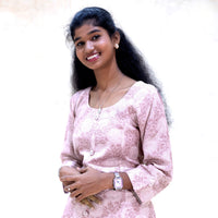 Thendral- Light Pink And White Ladies Branded Co-ord-set Readymade