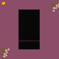 Black With Pink Border Men’s Temple Wear Dhotis