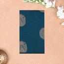 Deep Firozi Blue With Sandal Zari   Silk Cotton Saree