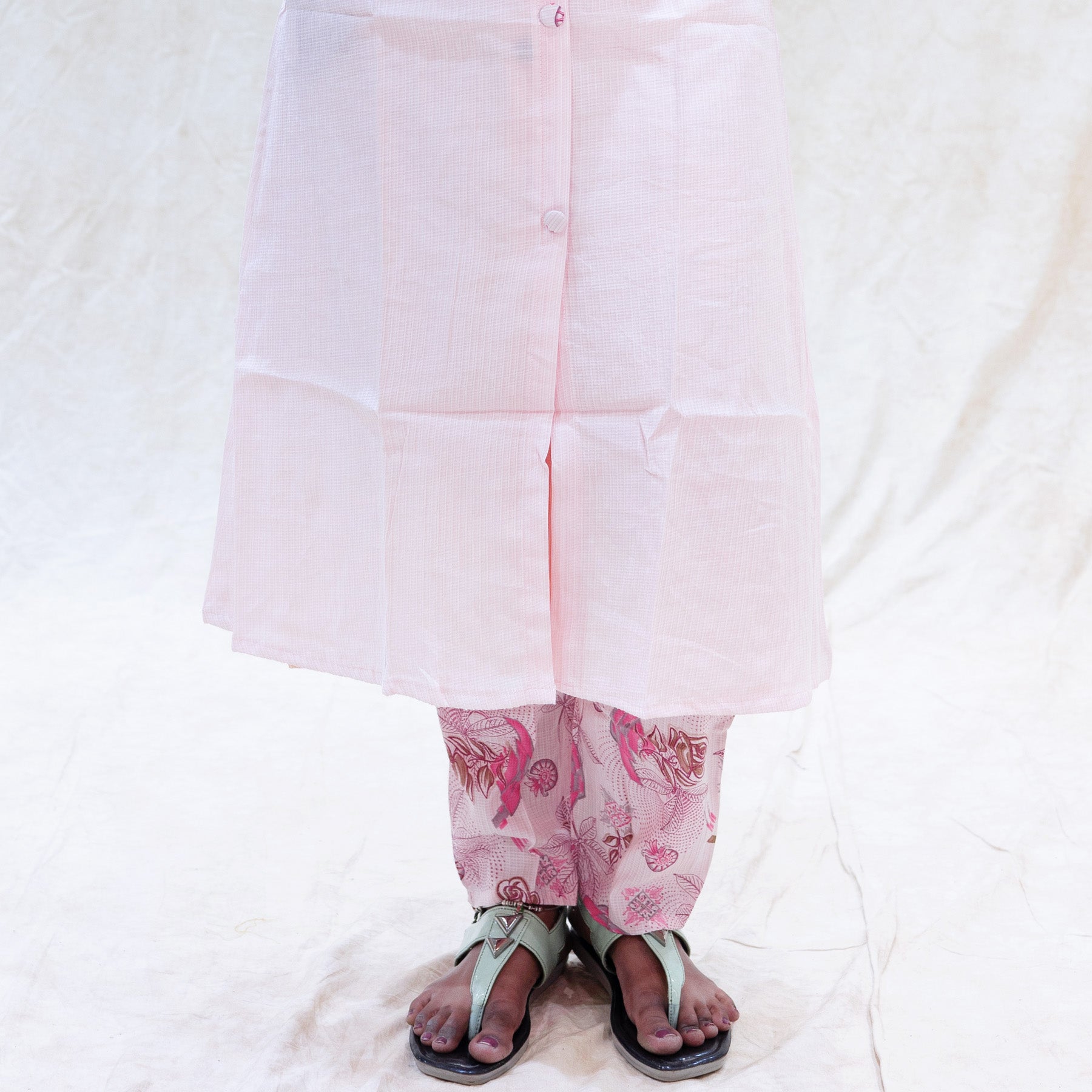 Aadhira- Light Pink  Ladies Branded Co-ord-set Readymade