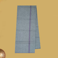 Grey Colour Men’s Traditional Color Dhoti