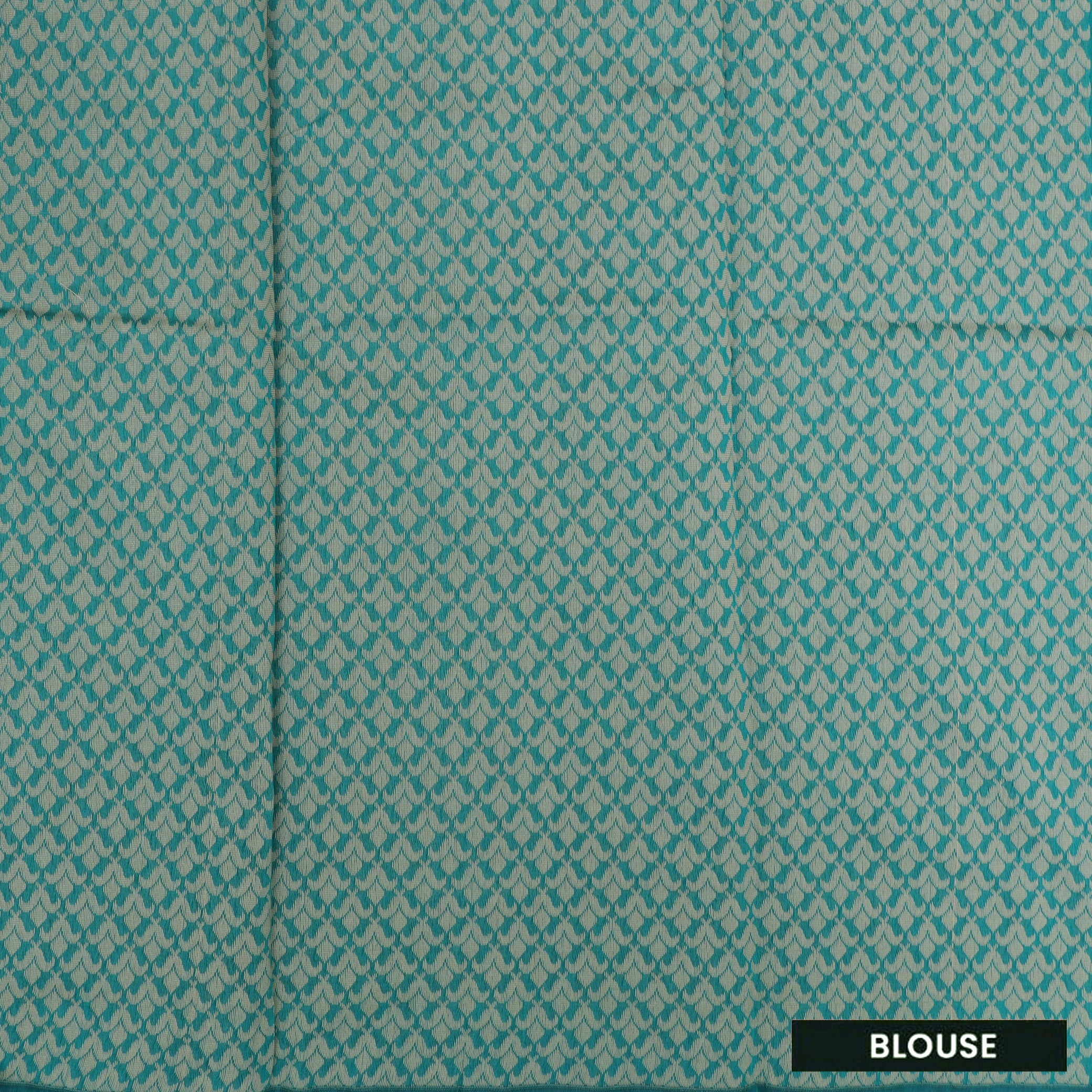 Sea Green With Sandal  Zari  Silk Cotton Saree