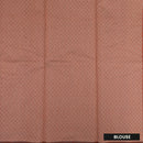 Burnt Orange With Sandal Zari Silk Cotton Saree