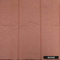 Burnt Orange With Sandal Zari Silk Cotton Saree