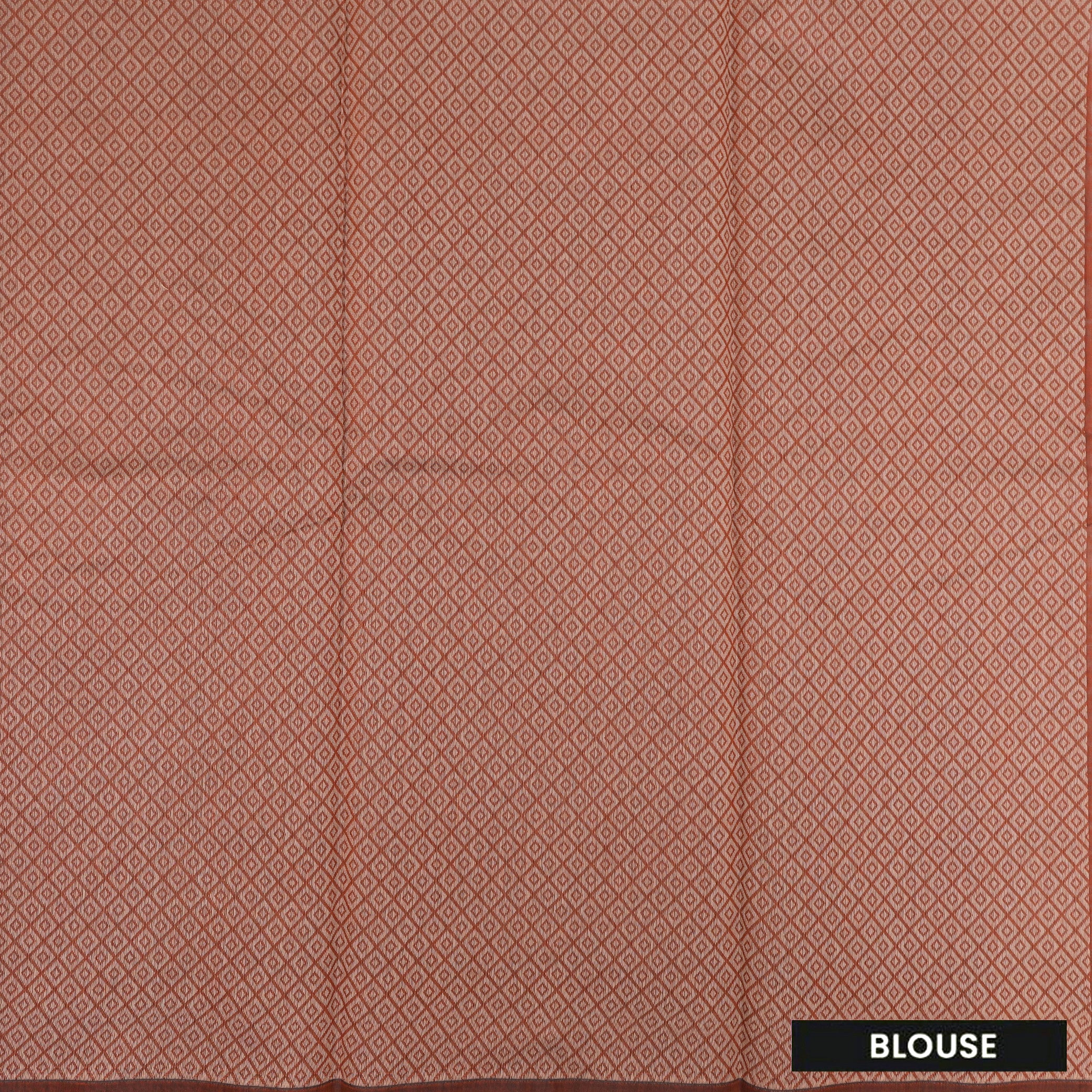 Burnt Orange With Sandal Zari Silk Cotton Saree