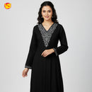 Block Colour With Floral  Design Ladies Branded Umbrella Top Readymade