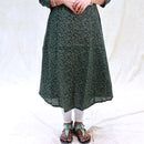 Mayil-Dark Green With Floral Design Ladies Branded Umbrella Top Readymade