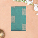 Medium Aqua With Sandal Zari  Silk Cotton Saree
