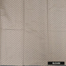 Ash Grey With Sandal Zari   Silk Cotton Saree