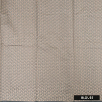 Ash Grey With Sandal Zari   Silk Cotton Saree