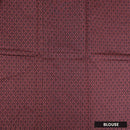 Rust Orange With Black Zari Silk Cotton Saree