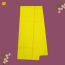 Yellow  With Orange Border Men’s  Temple Wear Dhotis