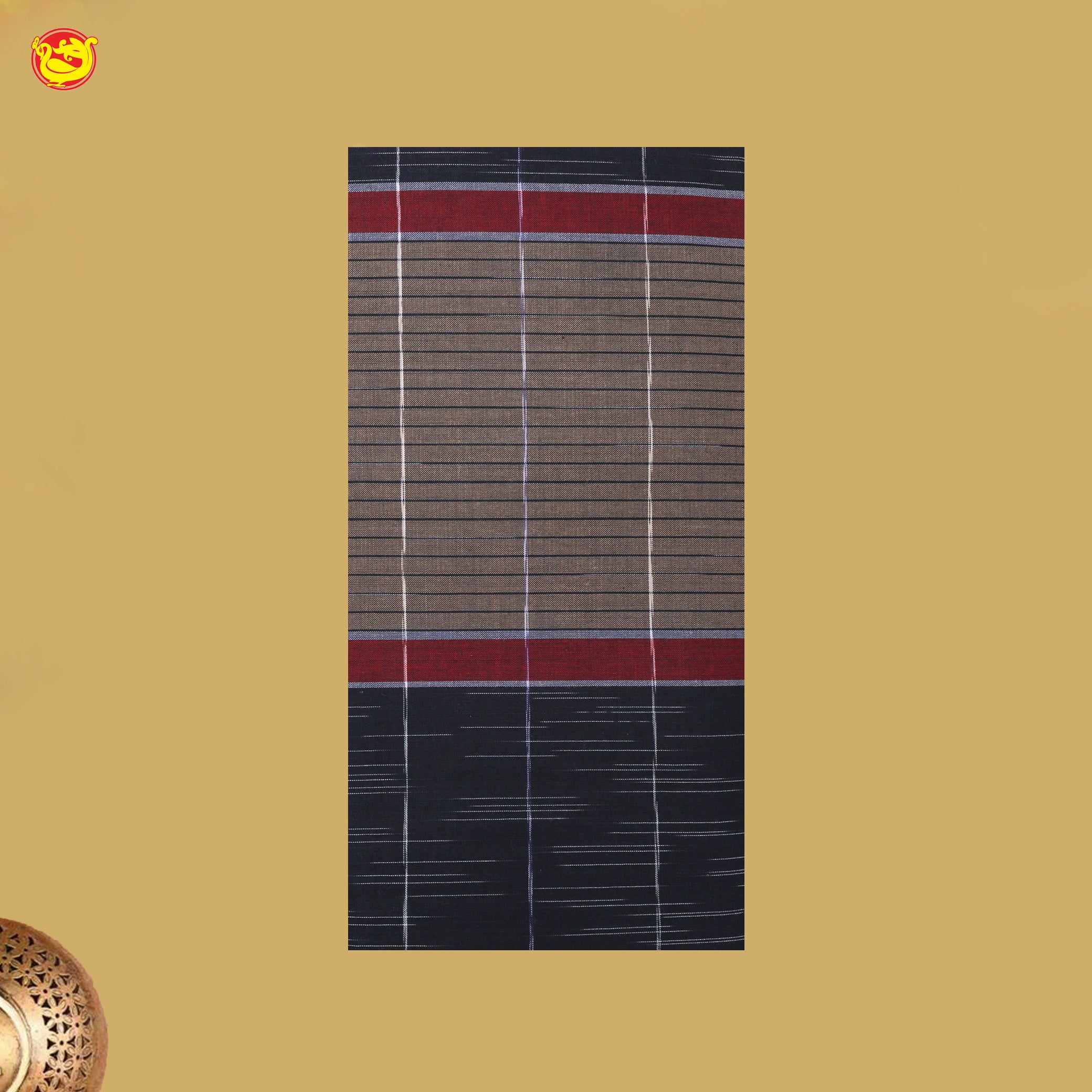 Men’s Checked Cotton Stitched Lungi
