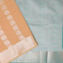 Sandal With Green Silk Cotton Saree