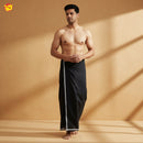 Block -Men’s Plain Cotton Lungi – Soft & Comfortable