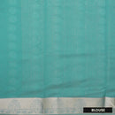 Sandal With Green Silk Cotton Saree