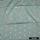 Dark Purple With Pale Green Soft Silk