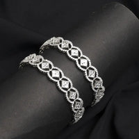 American diamond bangle pair