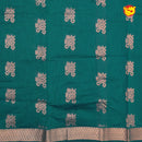 Teal green With Maroon Kalyani Cotton Saree