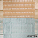 Sandal With Green Silk Cotton Saree