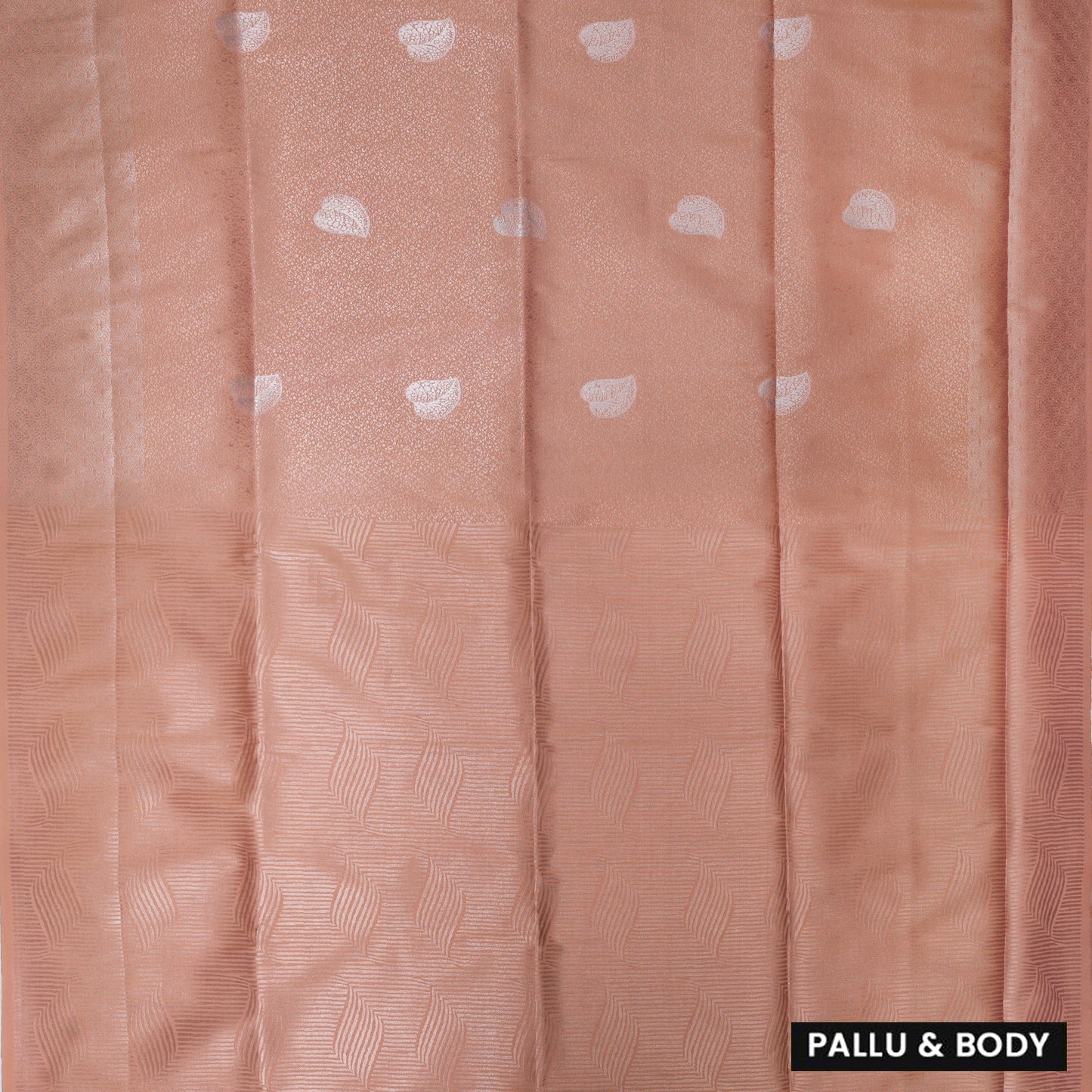 Peach Colour Soft Silk Saree