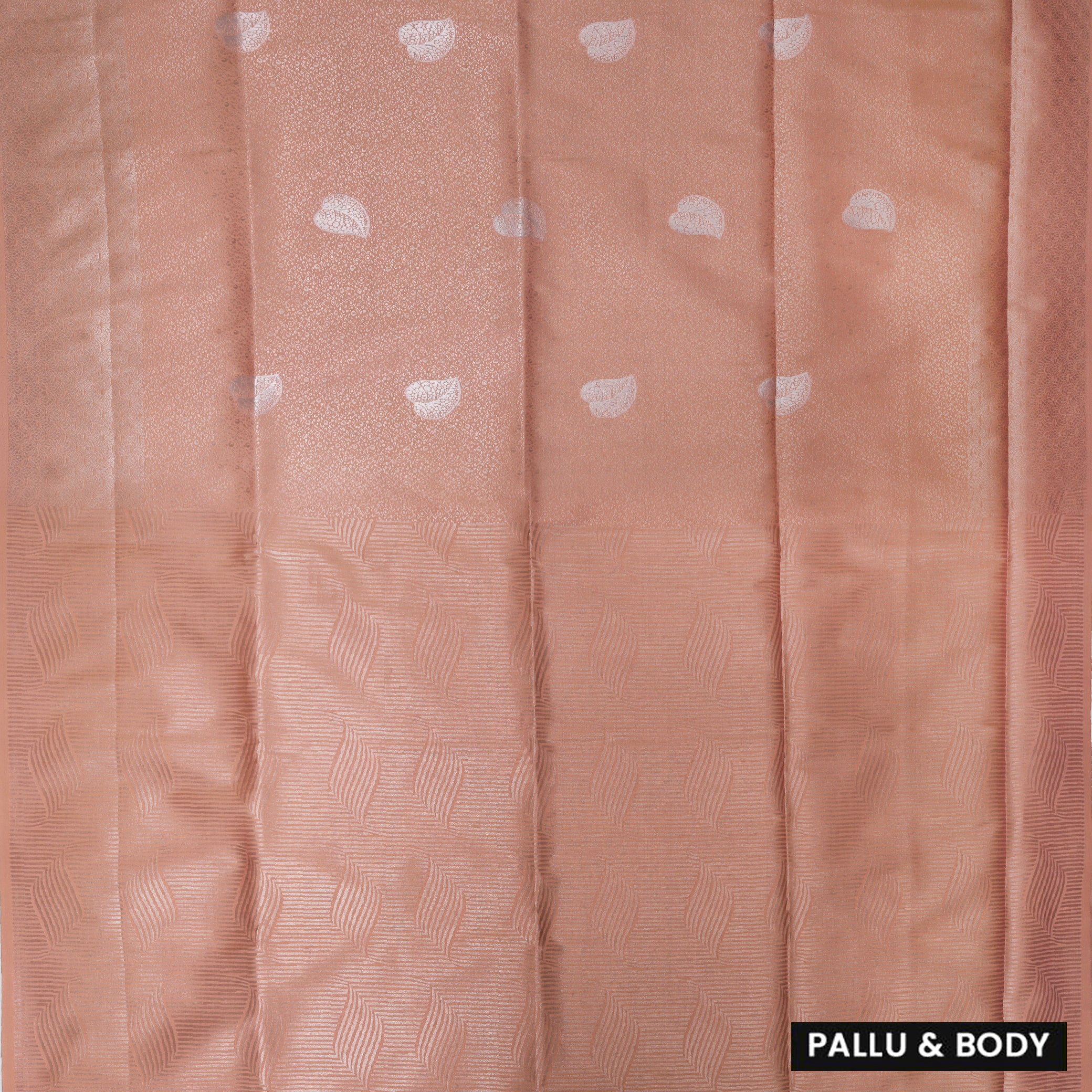 Peach Colour Soft Silk Saree